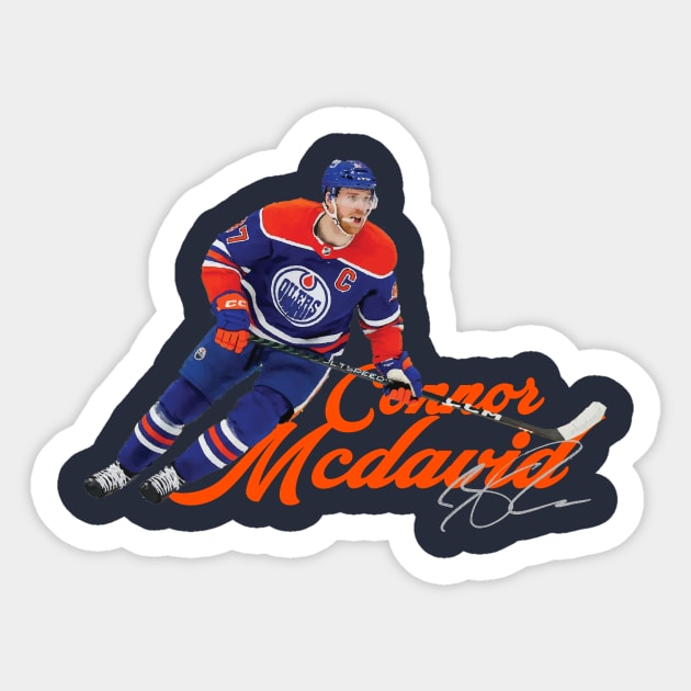 Connor Mcdavid Sticker by CovpaTees